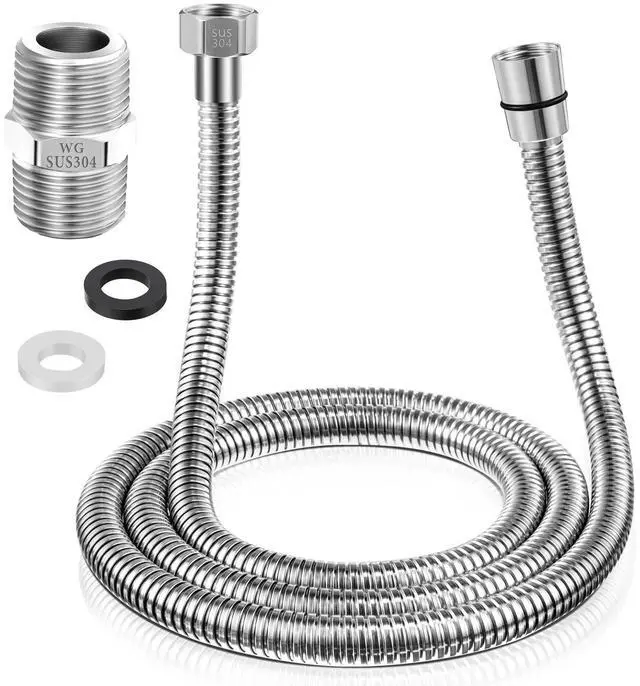 Main image of 1 Pack 39 Inch Shower Hose with Shower Extension Connector