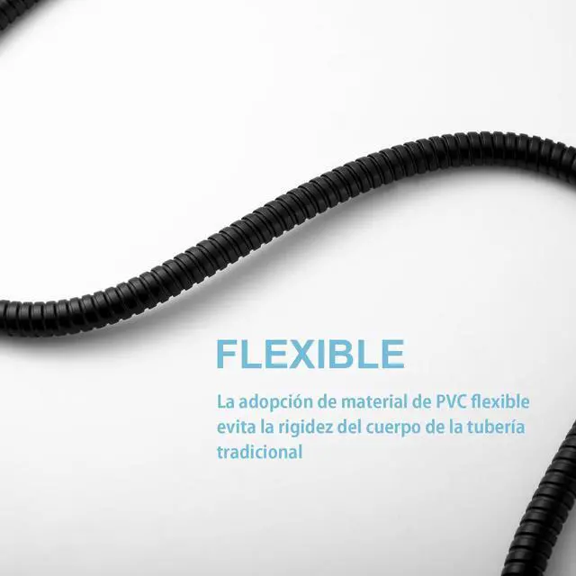 Alt view image 5 of 7 - Shower Hose, Kink Free Stainless Steel Shower Hose Attachment Electroplating Handheld Shower Head Hose Flex Hoses Extension with Brass Insert & Nut for Pet Bathing Cleaning 60 in, Matte Black