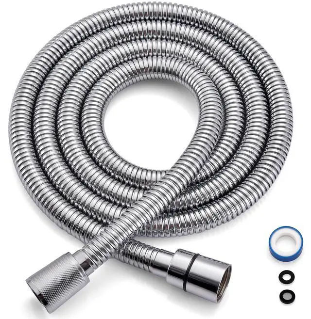 Main image of 70 Inch Stainless Steel Long Shower Hose Replacement