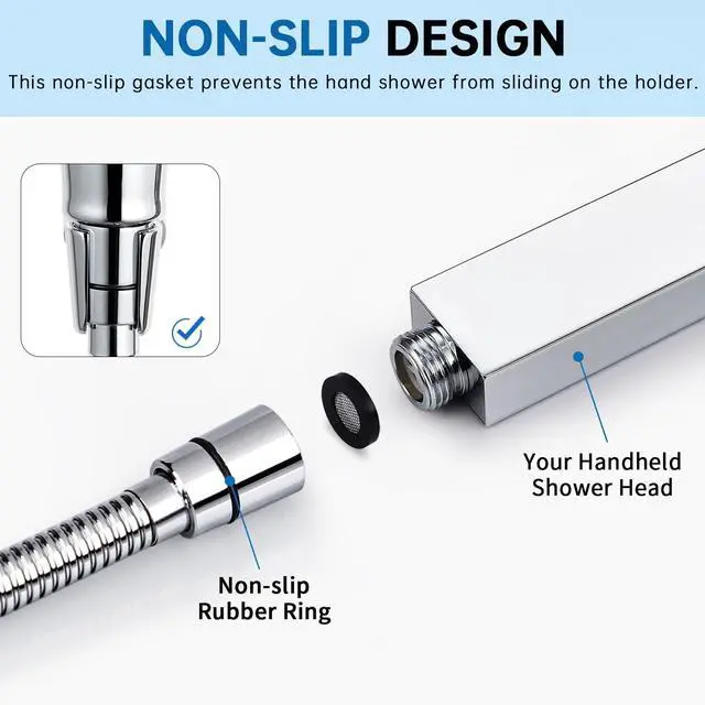 Alt view image 5 of 7 - 70 Inch Stainless Steel Long Shower Hose Replacement