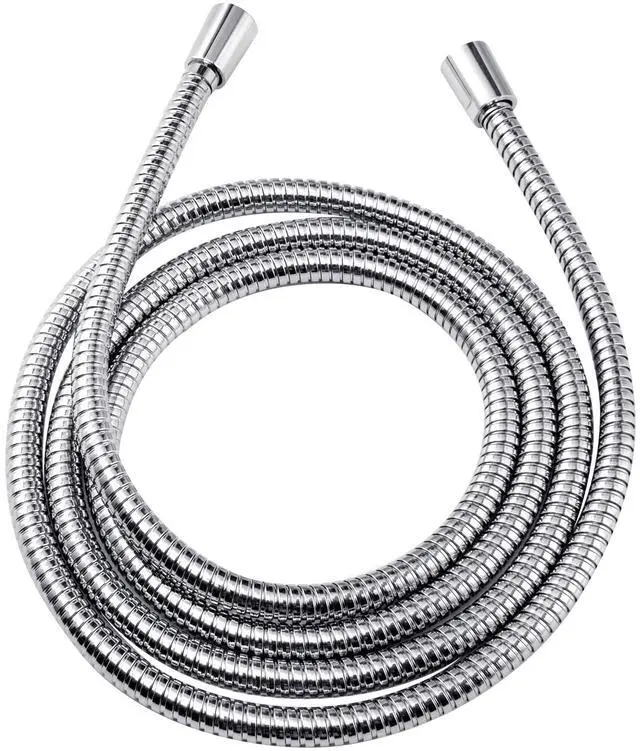 Main image of Shower Hose For Hand Held Shower Heads, 96 Inches Cord Extra Long Stainless Steel Hand Shower Hose, Ultra-Flexible Replacement Part with Brass Insert, Chrome
