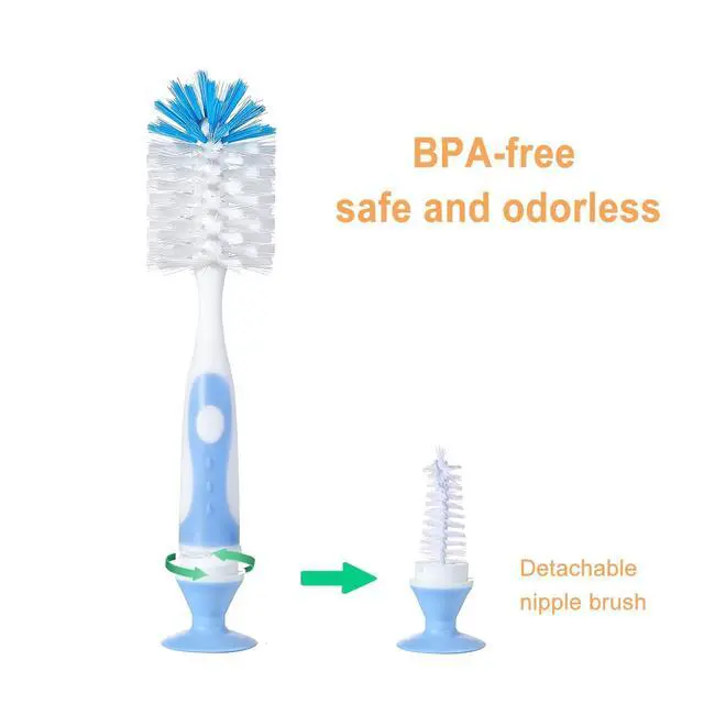 Alt view image 7 of 7 - Multifunctional Cleaning Brush, Baby Bottle Brush, Bottle Brush Cleaner