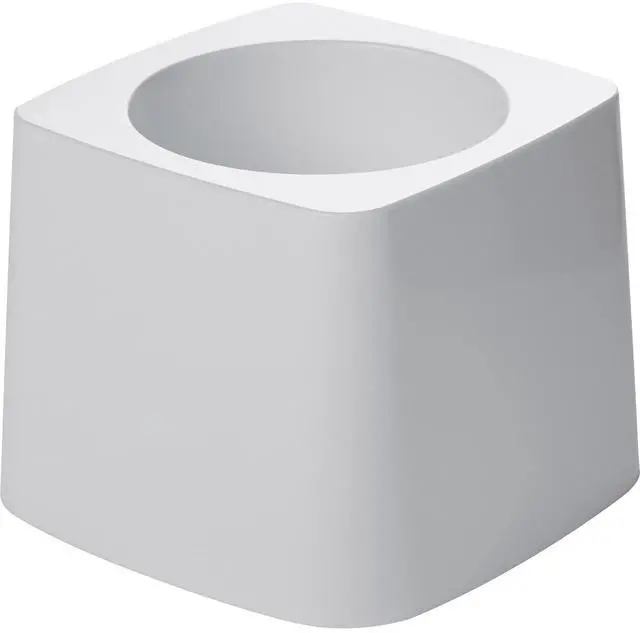 Main image of 5" Toilet Bowl Brush Holder White Compact Design for Toilet Brush Storage for Bathroom/Professional/Janitorial Use