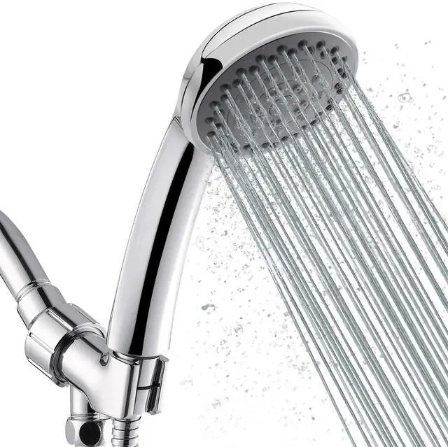 Main image of Shower Head with Handheld, Long Hose 4.9 Ft, 5 Spray Modes