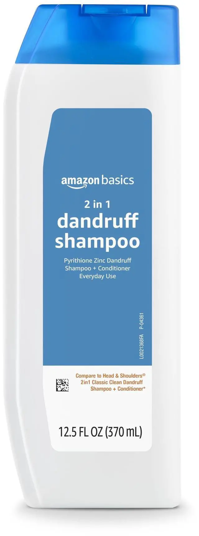 Main image of 2-in-1 Anti-Dandruff Shampoo & Conditioner, Itch Relief, Safe for All Hair Types, Paraben-Free, Gentle and pH Balanced, 12.5 Fluid Ounces, 1-Pack (Previously Solimo)