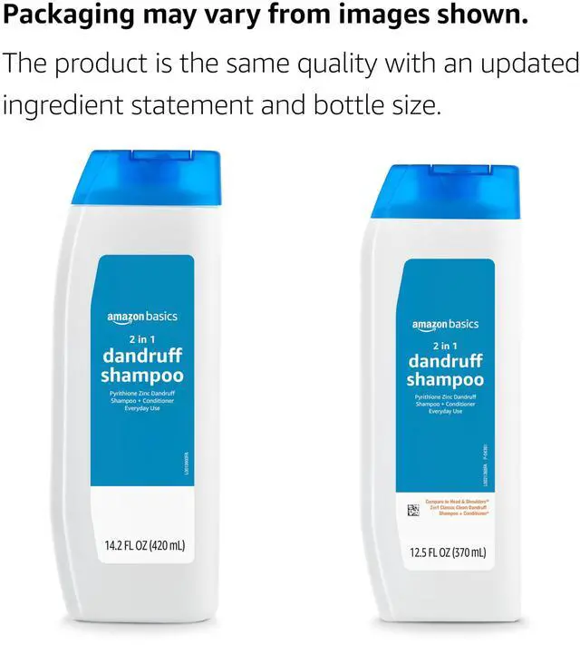 Alt view image 4 of 6 - 2-in-1 Anti-Dandruff Shampoo & Conditioner, Itch Relief, Safe for All Hair Types, Paraben-Free, Gentle and pH Balanced, 12.5 Fluid Ounces, 1-Pack (Previously Solimo)