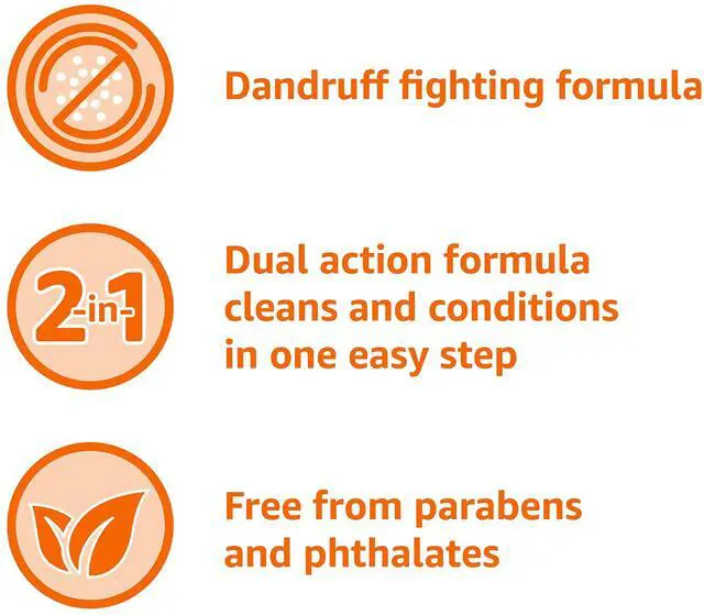 Alt view image 5 of 6 - 2-in-1 Anti-Dandruff Shampoo & Conditioner, Itch Relief, Safe for All Hair Types, Paraben-Free, Gentle and pH Balanced, 12.5 Fluid Ounces, 1-Pack (Previously Solimo)