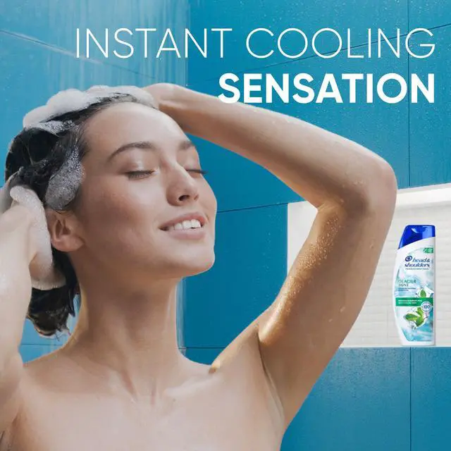 Alt view image 4 of 7 - Anti-Dandruff Glacier Mint Shampoo, 12.5oz, Cooling, Itch Relief Dandruff Shampoo