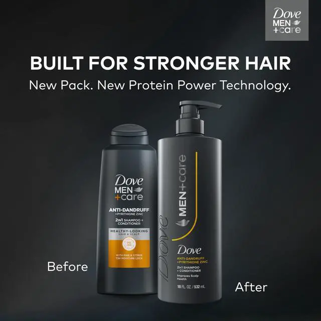 Alt view image 4 of 7 - 2-in-1 Shampoo + Conditioner Anti-Dandruff 1 ct to Improve Scalp Health, with Pyrithione Zinc, 18 oz