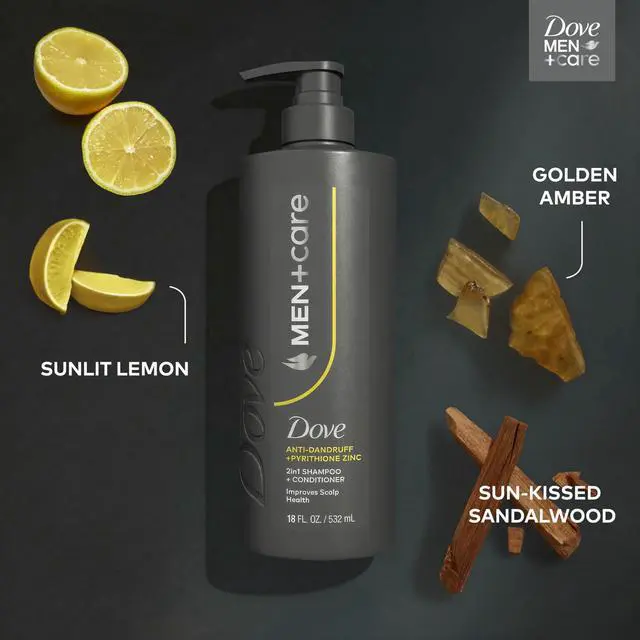 Alt view image 3 of 7 - 2-in-1 Shampoo + Conditioner Anti-Dandruff 1 ct to Improve Scalp Health, with Pyrithione Zinc, 18 oz