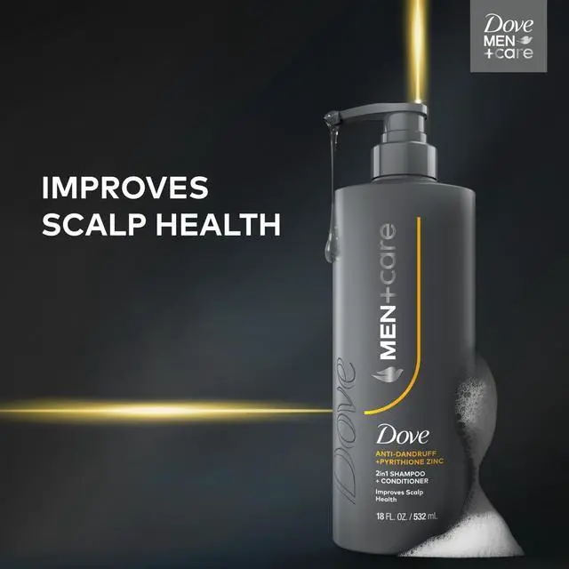 Alt view image 5 of 7 - 2-in-1 Shampoo + Conditioner Anti-Dandruff 1 ct to Improve Scalp Health, with Pyrithione Zinc, 18 oz