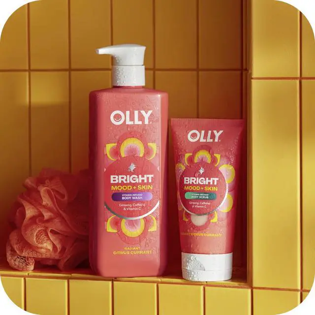 Alt view image 4 of 6 - Bright Body Wash with Ginseng, Caffeine & Vitamin C Nourishing Cleanser for Skin Barrier Repair, Deep Hydration, Juicy Citrus Currant Scent, 17 oz