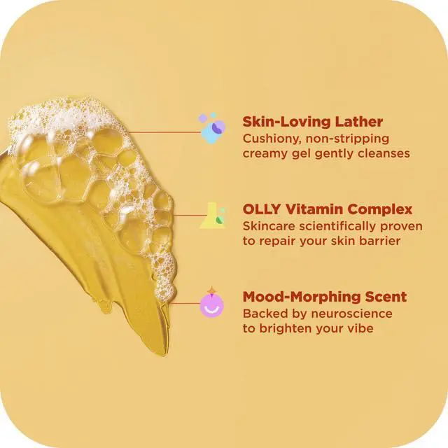 Alt view image 5 of 6 - Bright Body Wash with Ginseng, Caffeine & Vitamin C Nourishing Cleanser for Skin Barrier Repair, Deep Hydration, Juicy Citrus Currant Scent, 17 oz
