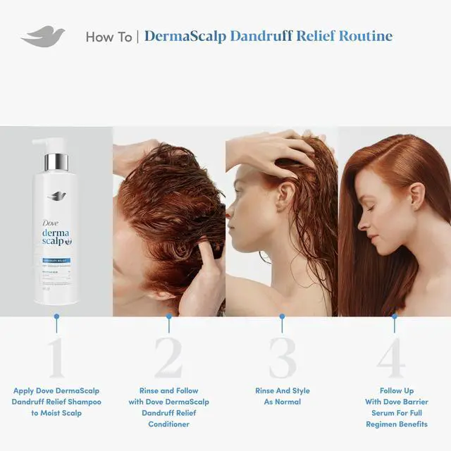 Alt view image 6 of 7 - Derma Scalp Dandruff Relief Shampoo with Salicylic Acid, 16 fl oz