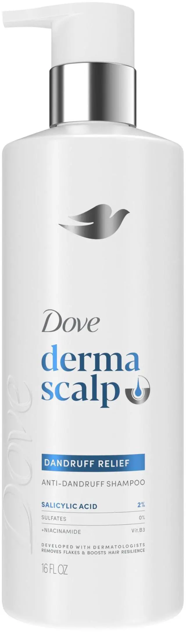 Main image of Derma Scalp Dandruff Relief Shampoo with Salicylic Acid, 16 fl oz