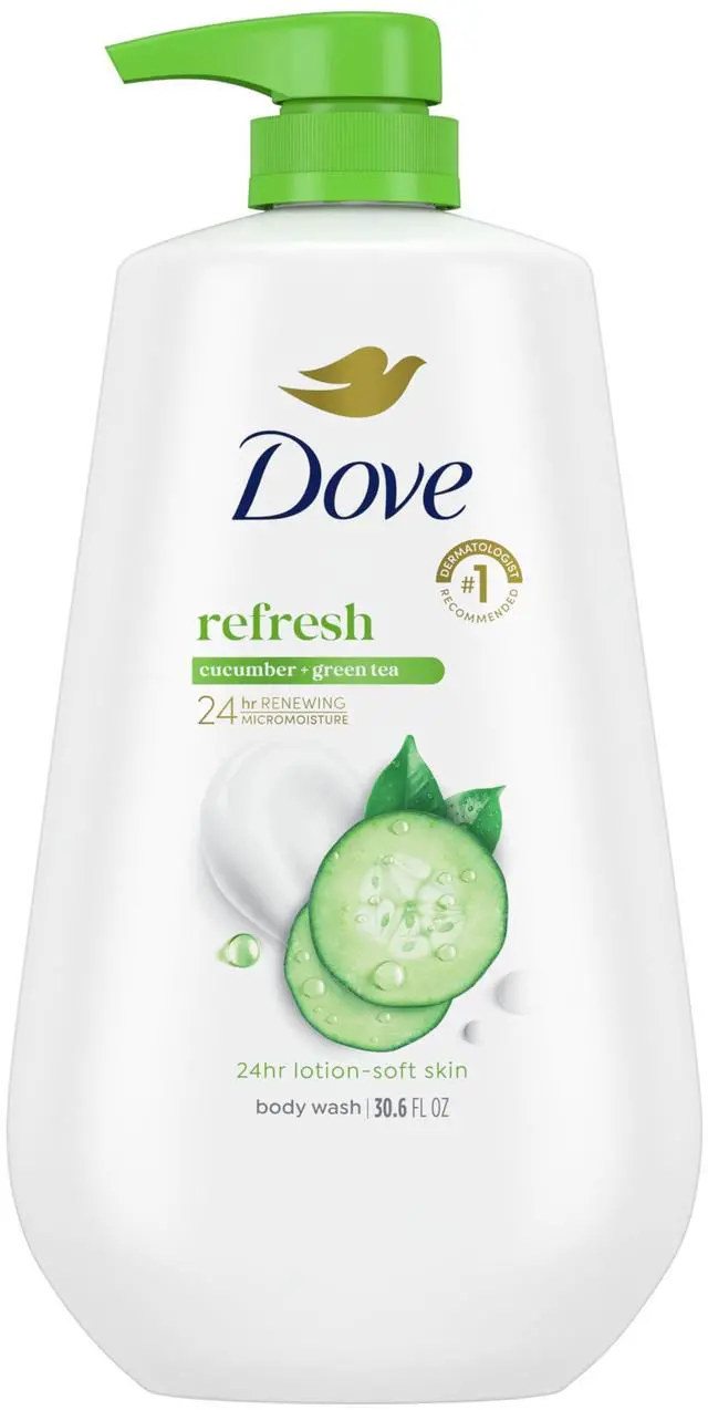 Main image of 24hr Lotion Body Wash Refresh Cucumber & Green Tea, 30.6 oz