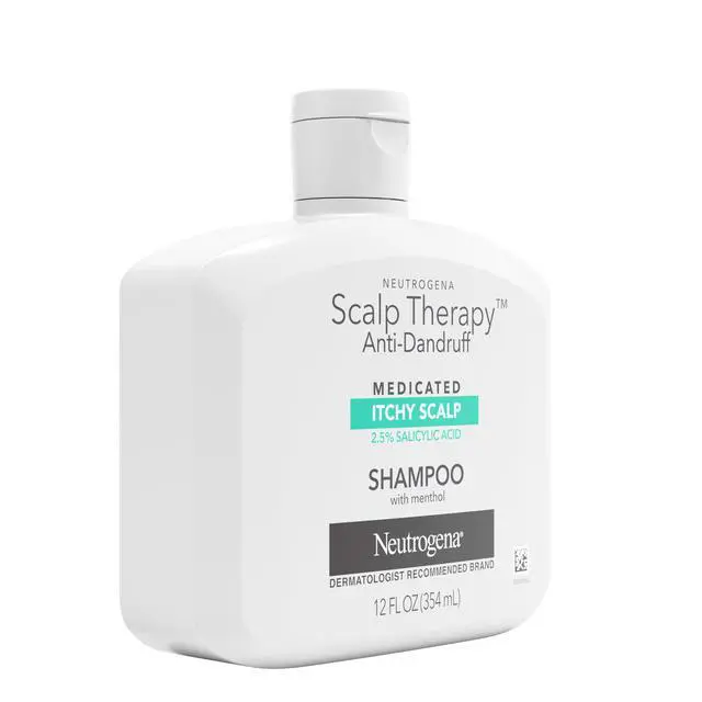 Alt view image 4 of 7 - Scalp Therapy Anti-Dandruff Shampoo for Itchy Scalp, 2.5% salicylic acid with Peppermint Fragrance, 12 fl oz