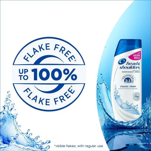 Alt view image 4 of 5 - Classic Clean 2-in-1 Anti-Dandruff Shampoo + Conditioner 8.45 Fl Oz (Pack of 2)