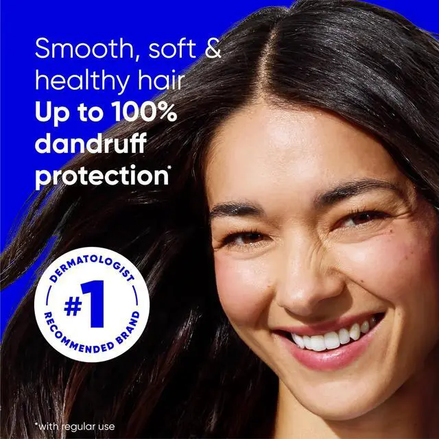 Alt view image 4 of 7 - Anti-Dandruff Shampoo and Conditioner for Women | Smooth & Silky 2-in-1 | 1% Pyrithione Zinc, 24-Hour Frizz Control, Soothes Dry & Itchy Scalp, Healthy, Shiny & Smooth, 28.2 Fl Oz