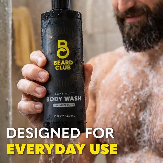 Alt view image 4 of 7 - Mens Body Wash Heavy Duty Shower Gel for Men with Exfoliating Clean, Rich Lather & Signature Scent Mens Body Wash for Deep Cleansing & Fresh Skin 16 fl oz