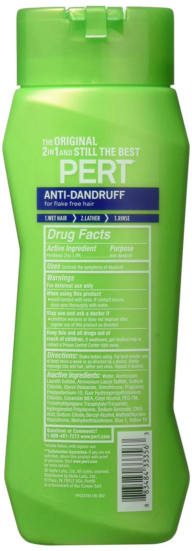 Alt view image 2 of 2 - Anti-Dandruff 2 in 1 Shampoo and Conditioner - Pack of 2 For Unisex 13.5 oz Shampoo and Conditioner