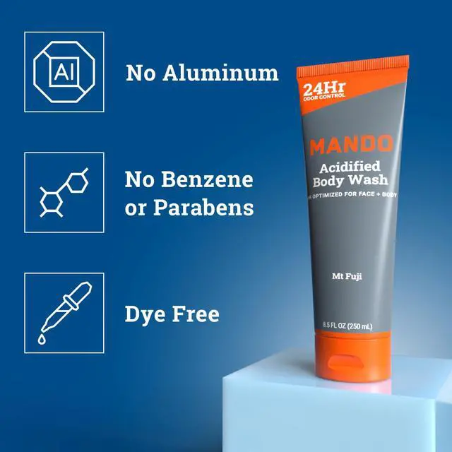 Alt view image 3 of 7 - Body Wash - SLS and Paraben Free, Skin Safe - 8.5 oz - Mt Fuji