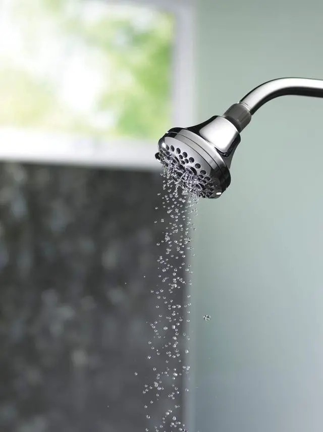 Alt view image 6 of 7 - Delta-Faucet 76551C Water-Saving Five Spray Massage Shower Head, 2.0 gpm, Chrome