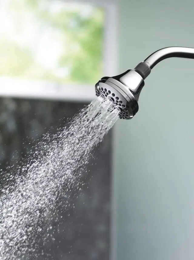 Alt view image 7 of 7 - Delta-Faucet 76551C Water-Saving Five Spray Massage Shower Head, 2.0 gpm, Chrome