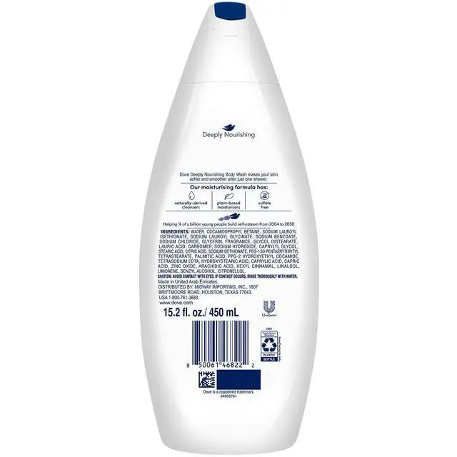 Alt view image 2 of 6 - Body Wash 2-Pack Deeply Nourishing for Softer, Smoother Skin, 15.2 Oz Ea