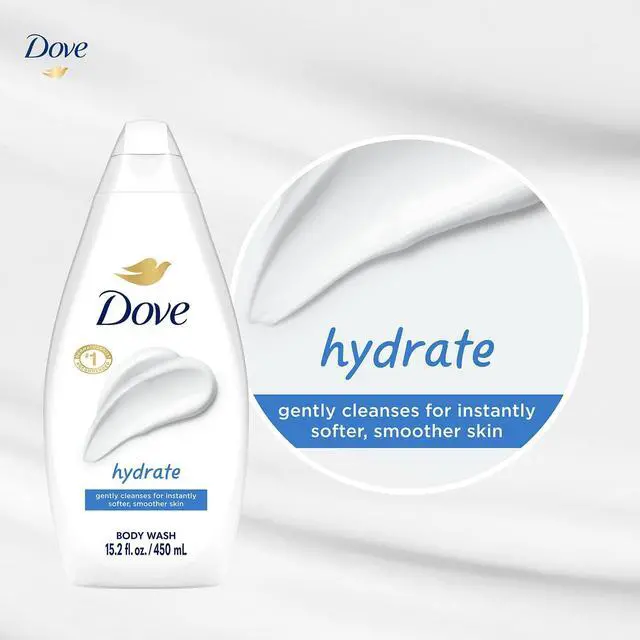 Alt view image 6 of 6 - Body Wash, Hydrate 2-Pack Moisturizing Cleanser for Smooth, Soft Skin, 15.2 Oz Ea