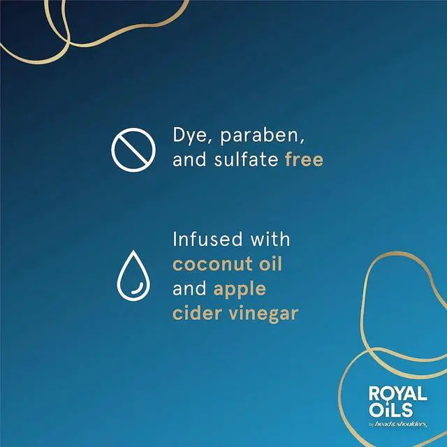 Alt view image 3 of 5 - Royal Oils Shampoo and Conditioner Set, 1% Pyrithione Zinc, Scalp Care & Hydration, Moisture Renewal Conditioner + Anti-Dandruff Shampoo, 12.8 fl oz Each