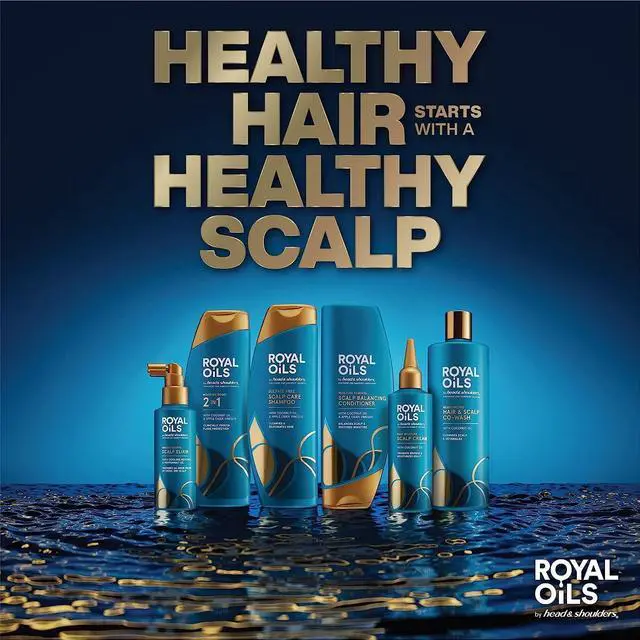 Alt view image 4 of 5 - Royal Oils Shampoo and Conditioner Set, 1% Pyrithione Zinc, Scalp Care & Hydration, Moisture Renewal Conditioner + Anti-Dandruff Shampoo, 12.8 fl oz Each