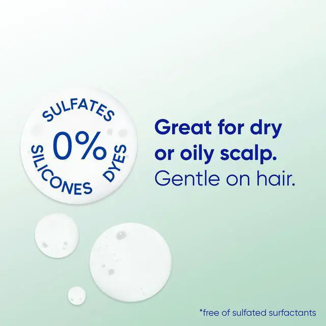 Alt view image 5 of 7 - Anti-Dandruff Shampoo, BARE Soothing Hydration Twin Pack, 1% Pyrithione Zinc, Dry Scalp Relief, Free of Sulfates, Silicones, Dyes, 13.5 Fl Oz Each