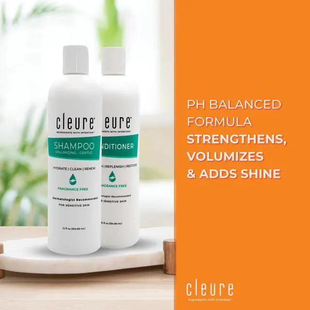Alt view image 2 of 6 - Hypoallergenic Volumizing Shampoo for Sensitive Skin - Fragrance Free, SLS Free & Paraben Free (12 oz, Pack of 1)