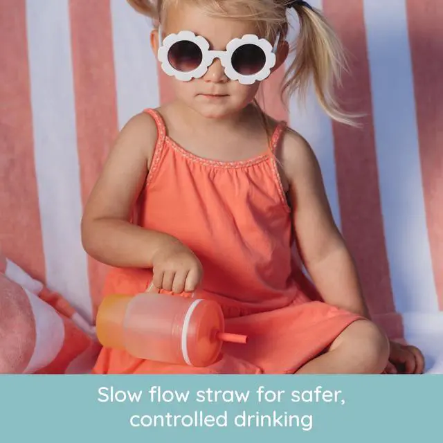 Alt view image 7 of 7 - My 1st Tumbler 9 Oz Silicone Sippy Cup, Sunset Kiss