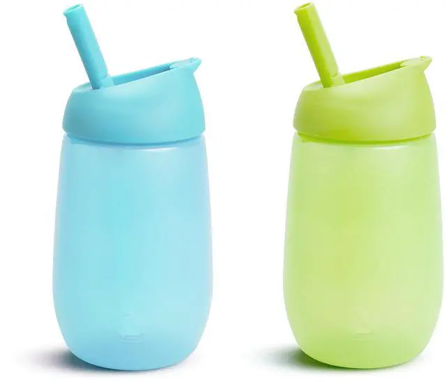 Main image of Simple Clean Straw Cups for Toddlers 1-3, 10 Ounce, 2 Pack