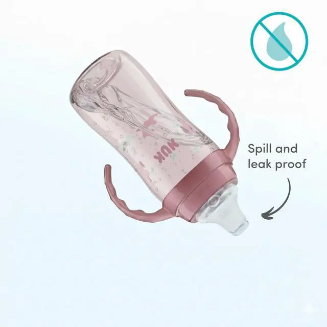 Alt view image 3 of 7 - First Choice Large Learner Cup 2.0, 10 oz. Sippy Cup with Handles, Spill Proof, Leak Proof Soft Straw Cup, 2-Pack
