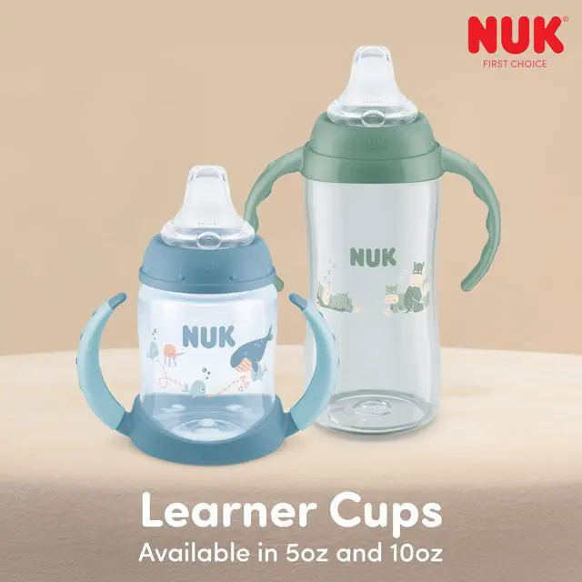 Alt view image 7 of 7 - First Choice Large Learner Cup 2.0, 10 oz. Sippy Cup with Handles, Spill Proof, Leak Proof Soft Straw Cup, 2-Pack