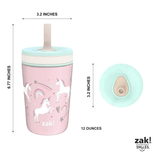 Alt view image 5 of 7 - Fanciful Unicorn Kelso 12oz Leak-Proof Toddler Straw Cup
