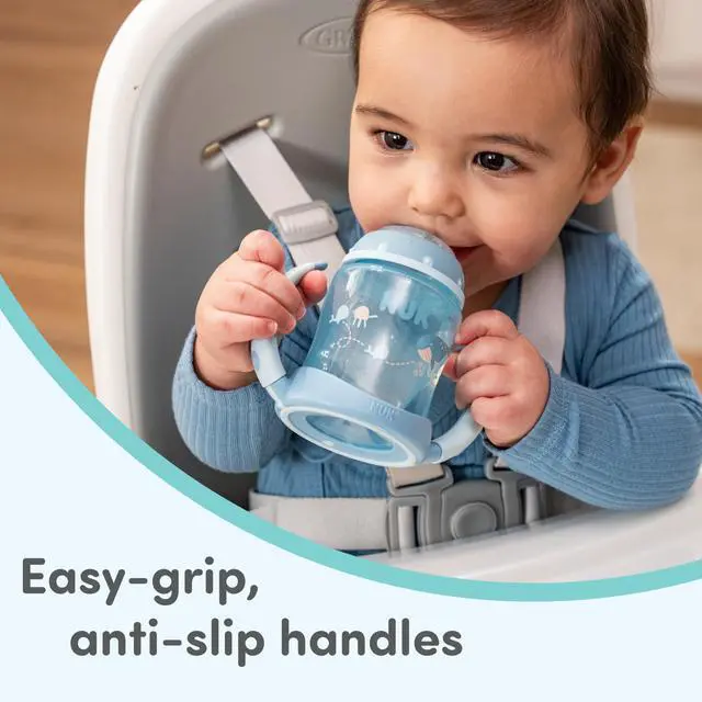 Alt view image 4 of 7 - First Choice Learner Cup 2.0, 5 oz. Sippy Cup with Handles, Spill Proof, Leak Proof Soft Straw Cup, 2-pack