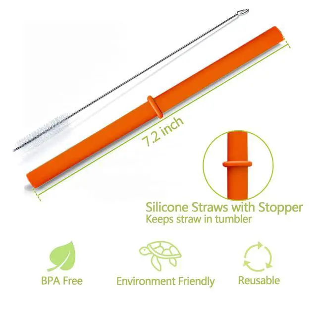 Alt view image 6 of 7 - Reusable Wheat Straw Cups with Lids and Silicone Straws, 10 Oz Chip Resistant E-Co Friendly Small Water Cups for Milk, Drinks, Smoothies - 4 Colors