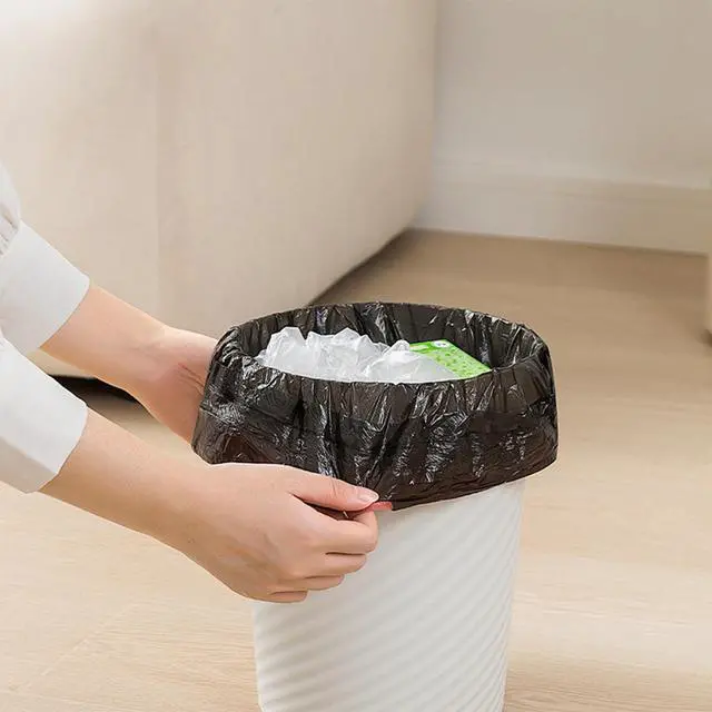 Alt view image 4 of 7 - Trash Can - Small Waste basketbin - 1.8 Gallon- for Office,Home,Bathroom,Kitchen - White
