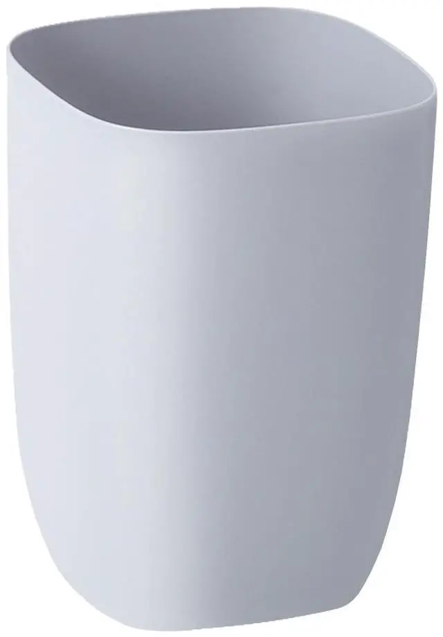 Main image of Bathroom Trash Can, Small Garbage Can for Bedroom, Living Room, Kitchen, Slim Cute Plastic Waste Basket for Office, 7L, Grey
