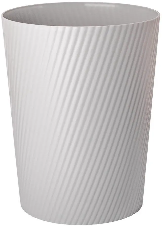 Main image of Small Bathroom Trash Can Wastebasket Garbage Can, 1.8 Gallon, Grey