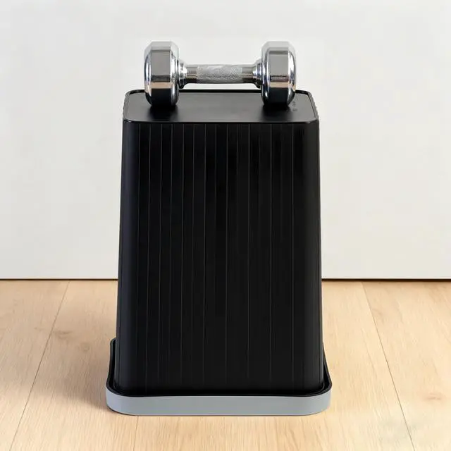 Alt view image 4 of 7 - 3.2 Gallon Plastic Small Trash Can,Rectangular Wastebasket, Waste Basket,Garbage Container for Bathroom, Kitchen, Bedroom, Office, Home, Dorm Room (1, Black)