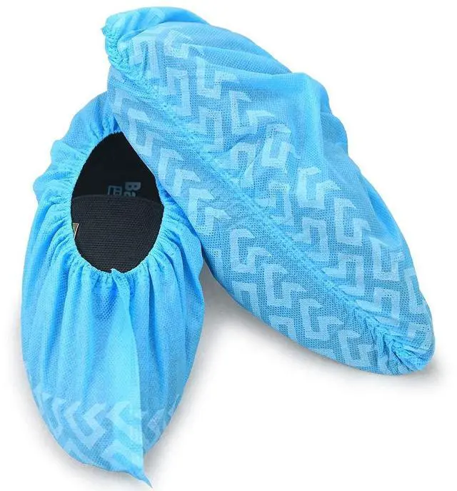Main image of Disposable Boot Covers for Guests, 200 Pcs Non Slip Durable Clean Home Shoe Covers, Two Size for Men and Women