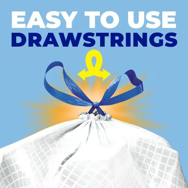 Alt view image 6 of 7 - Ultra Strong Signature Scents 13G Trash Bags, Fresh Clean, 80ct