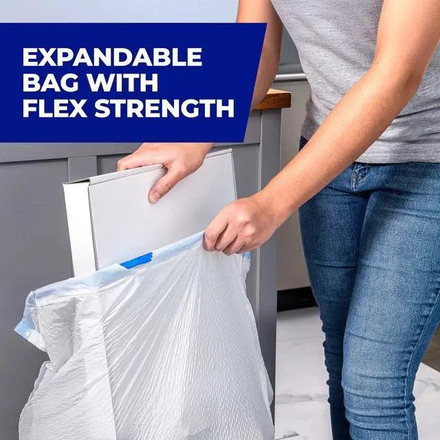 Alt view image 7 of 7 - Ultra Strong Signature Scents 13G Trash Bags, Fresh Clean, 80ct
