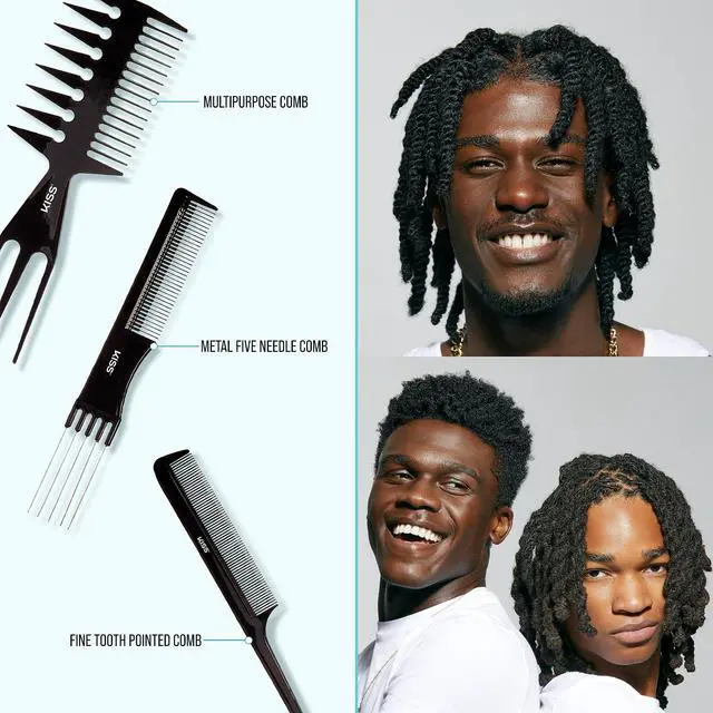 Alt view image 3 of 6 - Carbon Fiber Rat Tail Comb For Hair Sectioning, Teasing, Style Prepping, Detangling, Grooming - Anti Static & Heat Resistant, Professional Quality Black