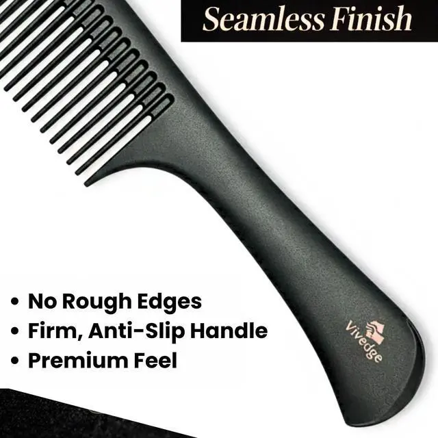 Alt view image 7 of 7 - Carbon Fiber Styling Comb, Anti Static Hair Comb for Men & Women, Detangling & Frizz Control, Heat Resistant Comb for Straight, Curly, Thick & Wavy Hair